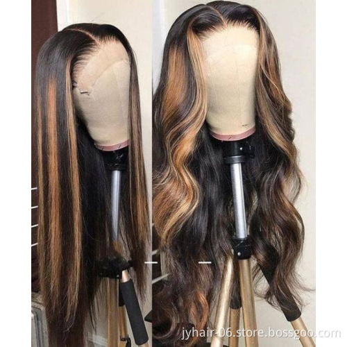 ELI Brazilian Human Hair Lace Front Wigs For Men Women Body Wave Virgin Hair Extensions Lace Frontal Wig Natural Customizable
